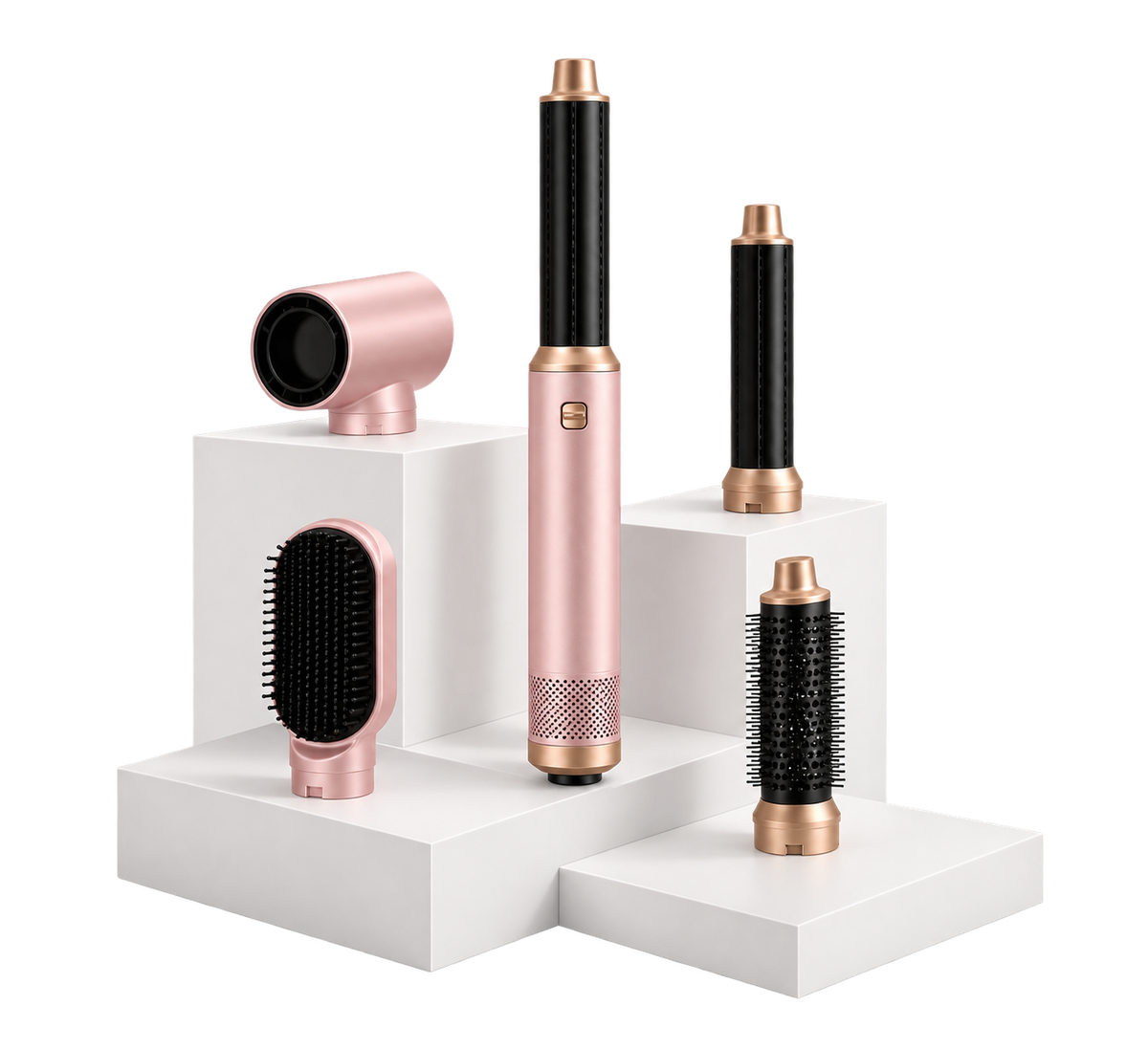 4-in-1 Hair Styler – Rose Gold